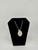 .925 sterling silver double sided w/ 1.5 mm rope chain