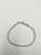 .925 Sterling Silver 2mm figaro diamond cut bracelet