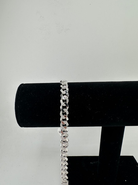.925 sterling silver cz bracelet