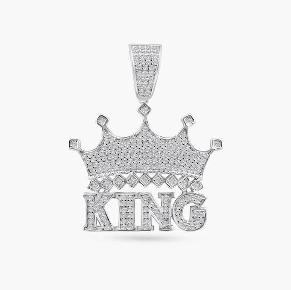 925 Sterling Silver Crown King