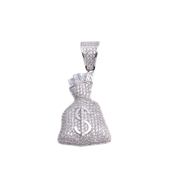 925 Sterling Silver Money Bag