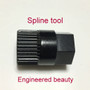Combined Alternator Clutch Removal/Fitting Tool, 33tooth Spline +T50 Torx Star