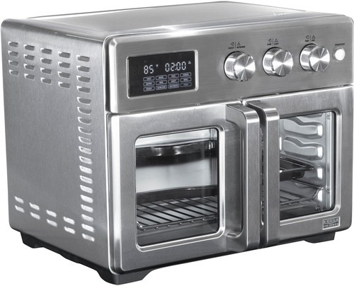 Bella Pro Series - 33-qt. French Door Toaster Oven with Air Fry, Pizza, Rotisserie & Dehydrator Settings - Stainless Steel