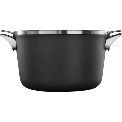 Calphalon - Premier 12-Quart Stock Pot with Cover - Black