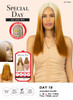 R&B human hair blend lace front wig Day 18