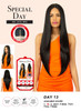 R&B human hair blend lace front wig Day 13
