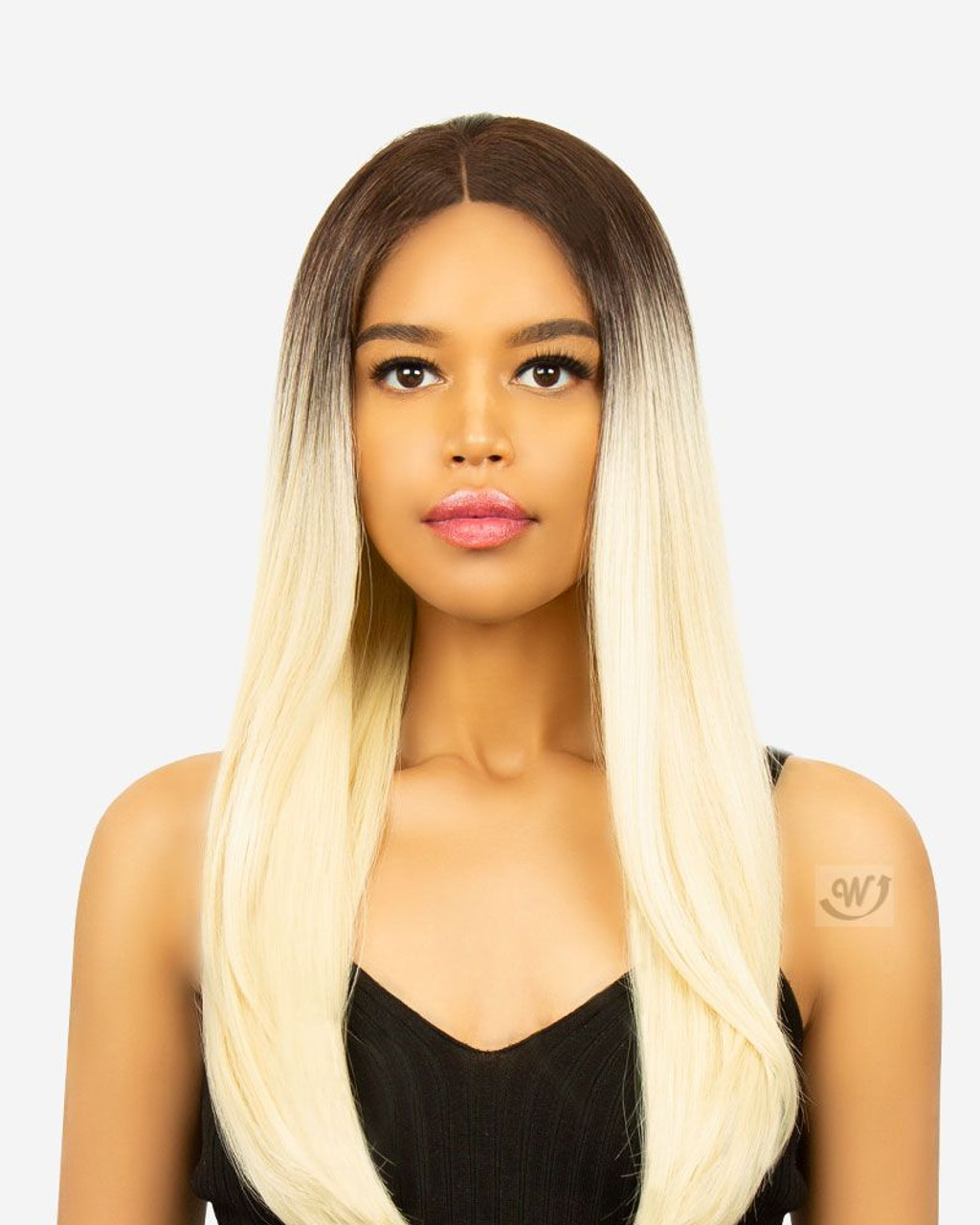 Human Hair Blended Lace Front Wig Town 