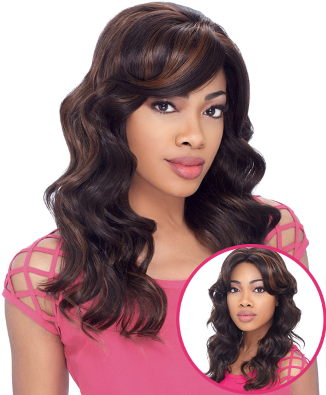 sensationnel lace front wig paula