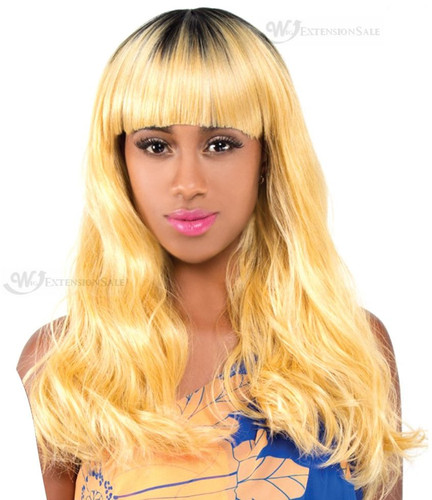 R&B got wig human hair mix silky cap GEM