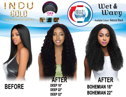 Amy Aviance Indu lace wig Wet & Wavy Deep