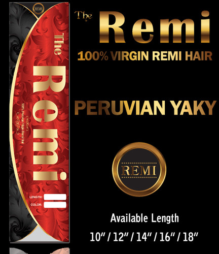 Peruvian Virgin Remy Hair Weave - Amy Aviance The Remi Yaky  20" package|wig extension sale