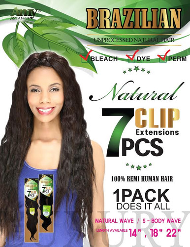 Human Hair Clip-In Extension Amy Clip It S Body 7pcs 14-18-22 | WigExtensionSale.com