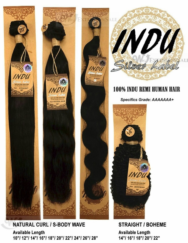 100 human hair extensions indu