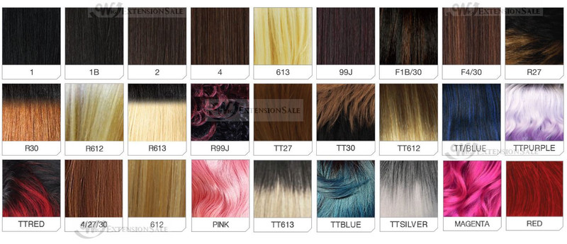 Belle Tress Color Chart