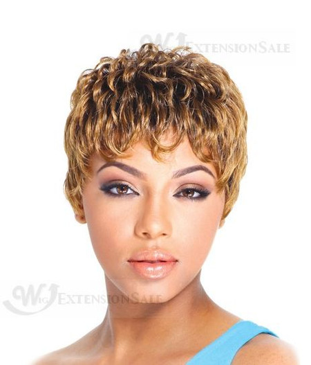 R&B synthetic full cap wig Honey