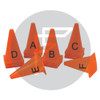 Alphabet Cones Uppercase