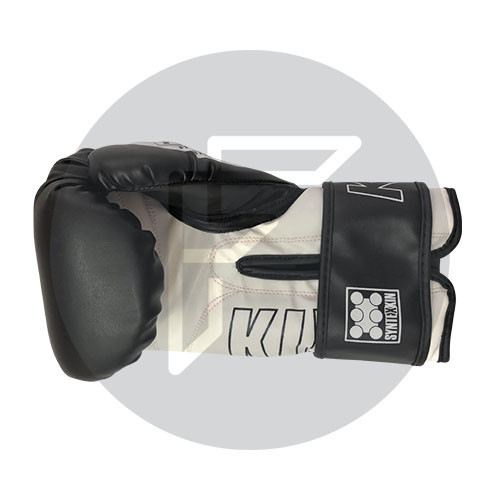 KIXX G58 Pu Leather Boxing Gloves Black & White