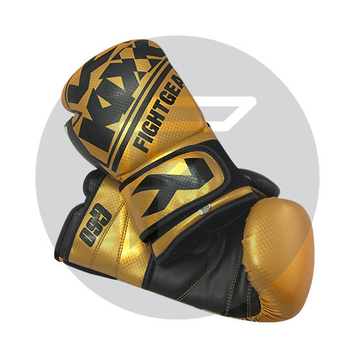 KIXX G60 PU Leather Gloves Gold