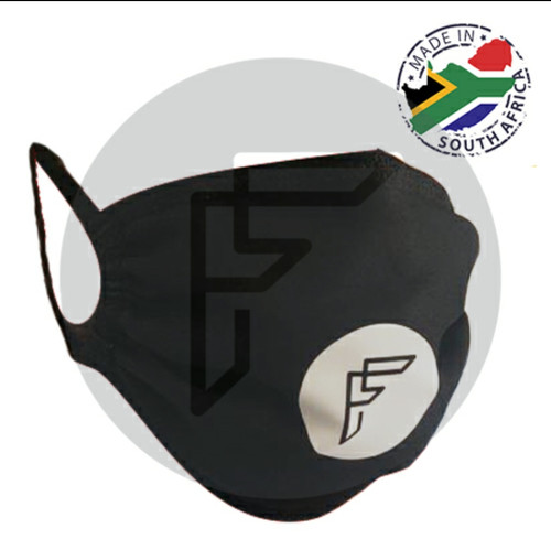 Fizique Face Mask triple layer Cotton. Spunbond Filter Layer. Netting for comfort on face.