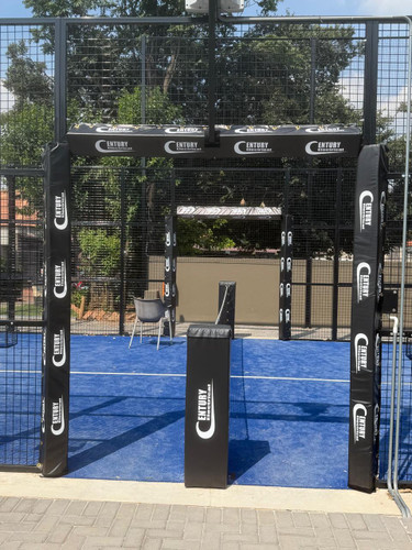 Padel Court Single Entrance Set (2pce) - 2200mm - BRANDED (with eyelets)