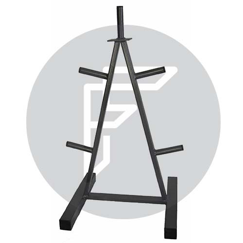 Cap Barbell 1-inch Standard Weight Plate Rack Black And Gold CAP