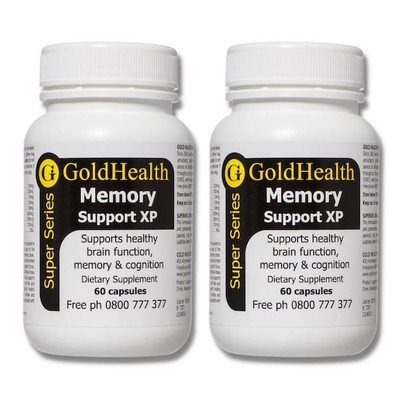 Gold Health Senior Supplements Memory Support XP - Twin Pack