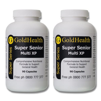 Gold Health Senior Supplements Super Senior Multi XP - Twin Pack