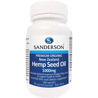 Hemp Seed Oil 1000mg (Sandersons)