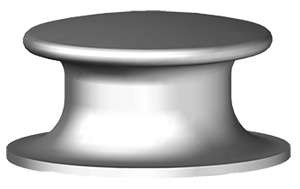 Button Chock - 10" Cast Steel