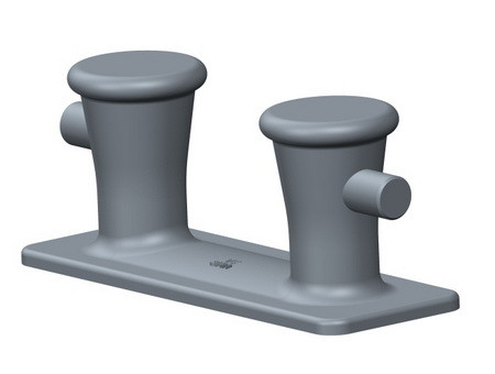 Bitt - 10" Double with Horns