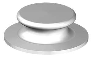 Button Chock - 6" Cast Steel