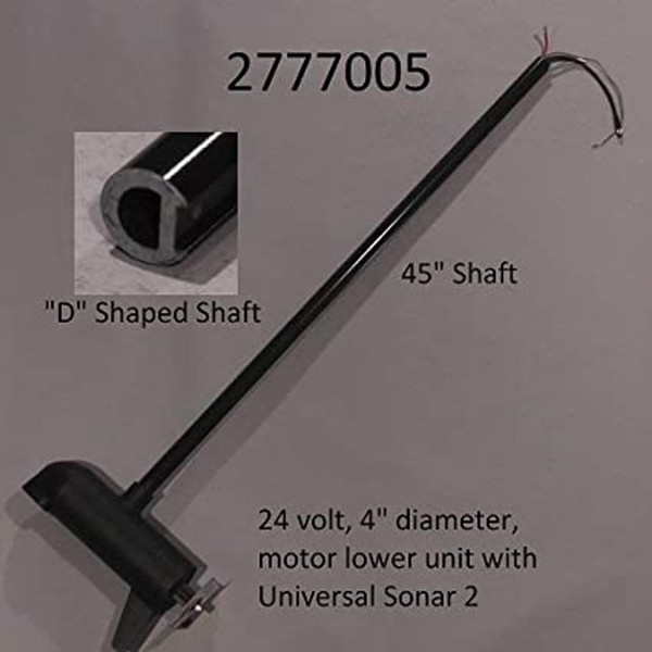 2777018 Motor and Tube Assembly 80 pound with US2 Sonar