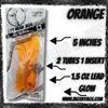 
Introducing the Glow Orange Lake Trout Tube, a game-changing addition to the arsenal of any lake trout angler. Engineered with durability and reliability as top priorities, this tube is designed to enhance your fishing experience and help you land those elusive trophies.

With its eye-catching orange color that glows bright orange in the water, this tube ensures maximum visibility, even in low-light conditions. Whether you're fishing at dawn, dusk, or in deep waters, rest assured that this tube will stand out and attract the attention of lake trout.

Crafted to withstand the rigorous demands of lake trout fishing, this tube is built for durability. From rocky terrains to swift currents, you can trust in the robust construction of this tube to hold up under pressure and maintain its effectiveness throughout your fishing expedition.

Reliability is paramount when it comes to landing trophy catches, and this tube delivers. Equipped with strong hooks and crafted from high-quality materials, it instills confidence with every cast, ensuring that your gear performs flawlessly when it matters most.

So, gear up with the Glow Orange Lake Trout Tube and elevate your fishing game to new heights. Cast out with confidence, explore the depths, and reel in the trophy lake trout of your dreams with this reliable companion leading the way.