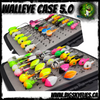          Walleye Case 5.0

           Waterproof Case DOUBLE Sided 

     Includes the Following 

12-1/8 oz Gruesome Grubs 
6-1/4 oz  Ball Jigs
7-1/4 oz Deluxe Knockout glow 
12-1/4 oz Walleye Jigs
6-1/4 oz Deluxe Walleye Jigs glow
8-1/4 oz Short Shank Erie Jigs 
6-1/4 oz Baller Jigs
 

Heavy-Duty two-Sided Tackle Storage
Waterproof Seal
High Compression Hook Clips
Slotted Compression Foam for Protection or Extra Jig Storage
 

Fits Most 1/4 oz in Lighter Jigs and Most jigging Spoons 

 

Great addition for any angler to keep your tackle safe and sound 