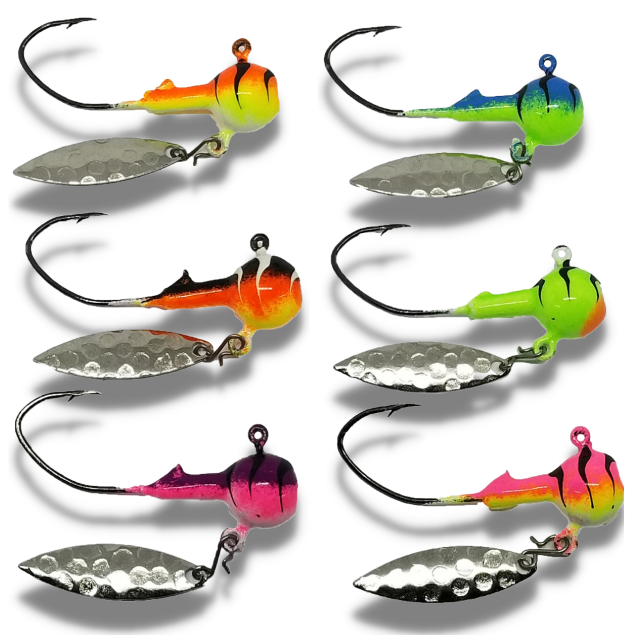 Battle Angler Dancing Feathered Stinger Jigging Hook Set (Size: 6/0 / 1  Pack)