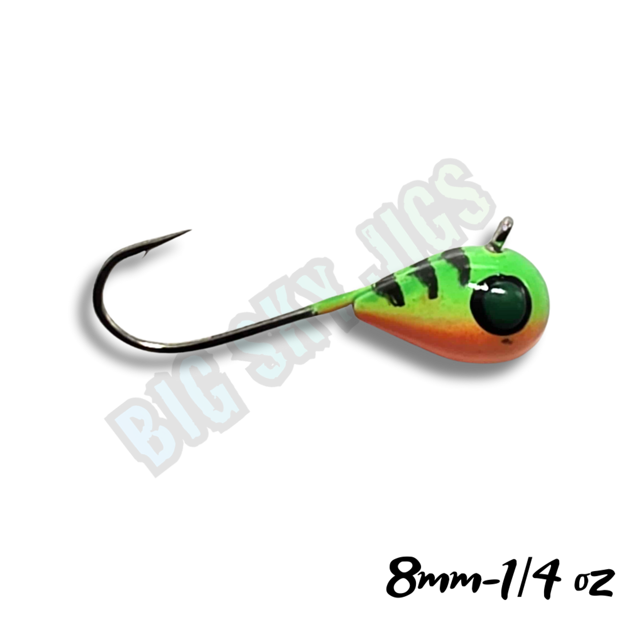 Big Sky Tungsten ( 2 pack ) 
Engineered for Forward Facing Sonar. Built for the Bite.

When precision meets visibility, you get the Big Sky Tungsten Jig Head. Designed for anglers who depend on forward-facing sonar, this jig’s tungsten construction delivers a compact profile with maximum weight, sensitivity, and control—so you can watch every move in real time.

The long-lasting glow finish keeps your bait visible in deep or stained water, while the dense tungsten head drops fast and holds steady in the sonar beam. A long shank hook provides perfect bait presentation and dependable hooksets, making it ideal for both plastics and live bait.

Key Features:

Forward Facing Sonar Optimized – Highly visible and responsive for precise tracking and reaction strikes.

Tungsten Composition – Compact design with superior sensitivity and fast fall rate.

Long-Lasting Glow Finish – Bright, durable glow for deep or low-light fishing.

Long Shank Hook – Improves bait hold, hook-up ratio, and presentation control.

Hydrodynamic Shape – Cuts water cleanly for stable tracking and lifelike movement.

Versatile Design – Performs flawlessly with soft plastics or live bait.

See it. Track it. Catch it. Big Sky Tungsten gives you the edge when every movement counts.