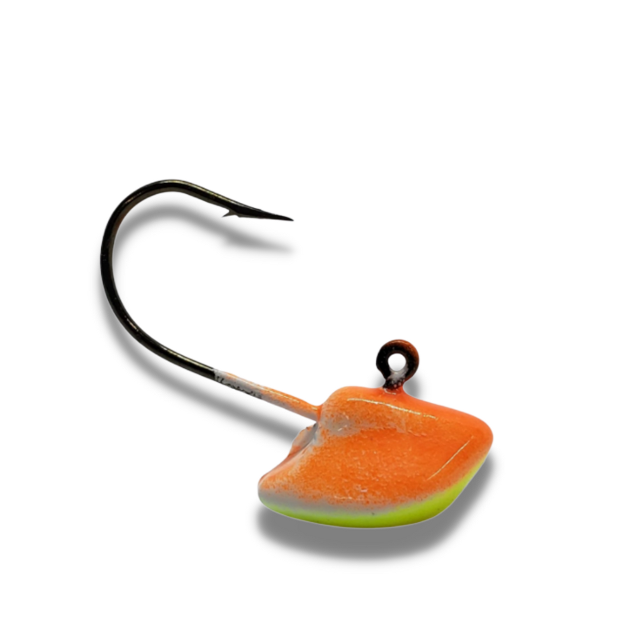 Erie Stand Up 1/4 oz These short shank erie stand ups are the perfect combination for those finicky walleye who are light biting. The small presentation paired with a minnow or leech assists with those bites when walleye are just sucking it in. Short shank jigs are also a favourite for using with live minnows. Plus the design of the Erie Jig keeps your bait standing up off the bottom, giving the presentation of a minnow feeding. The added bonus of the short shank with no collar also means quicker hook set.