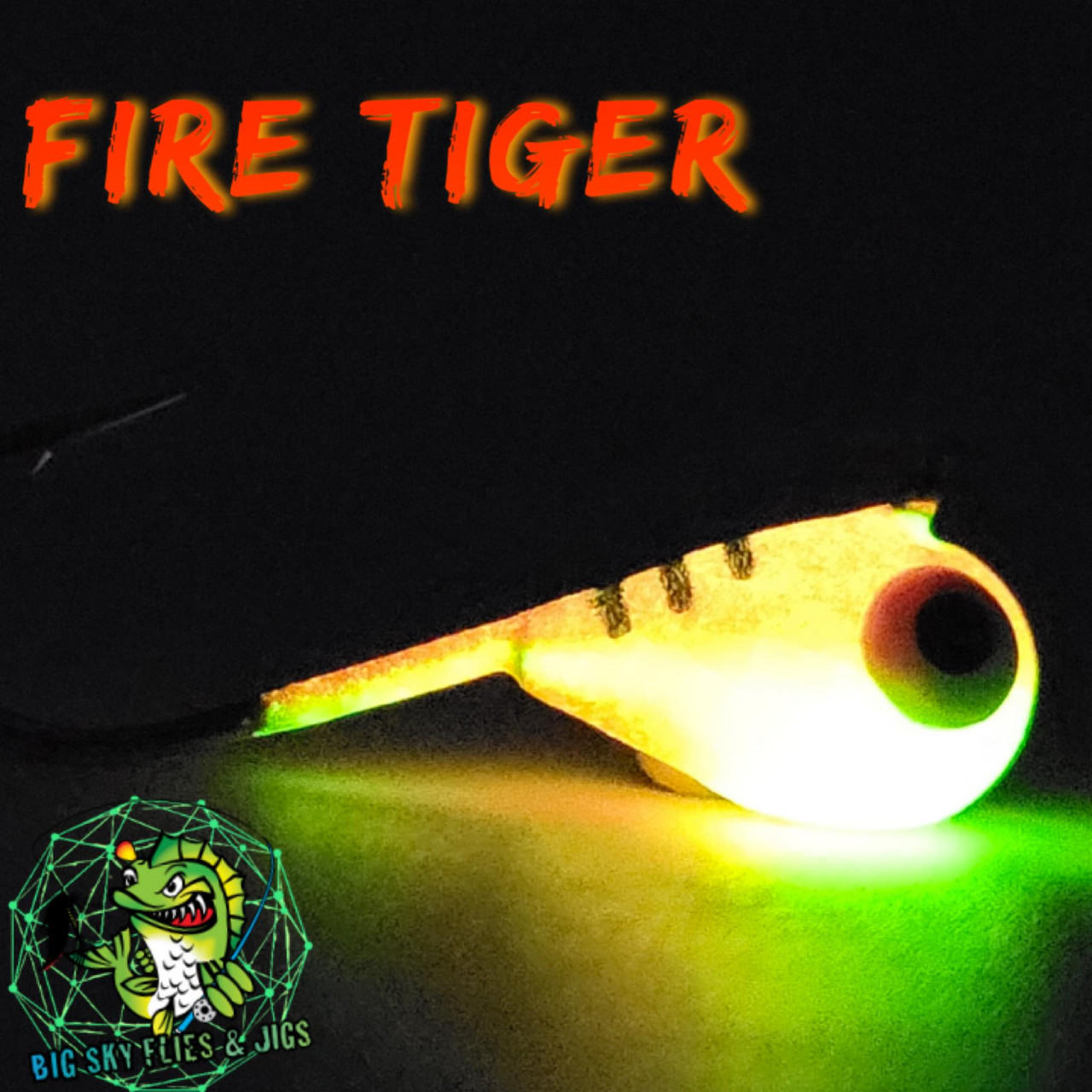 Bait Rigs Tackle Slo-Poke Long Shank Jig - Fire Tiger