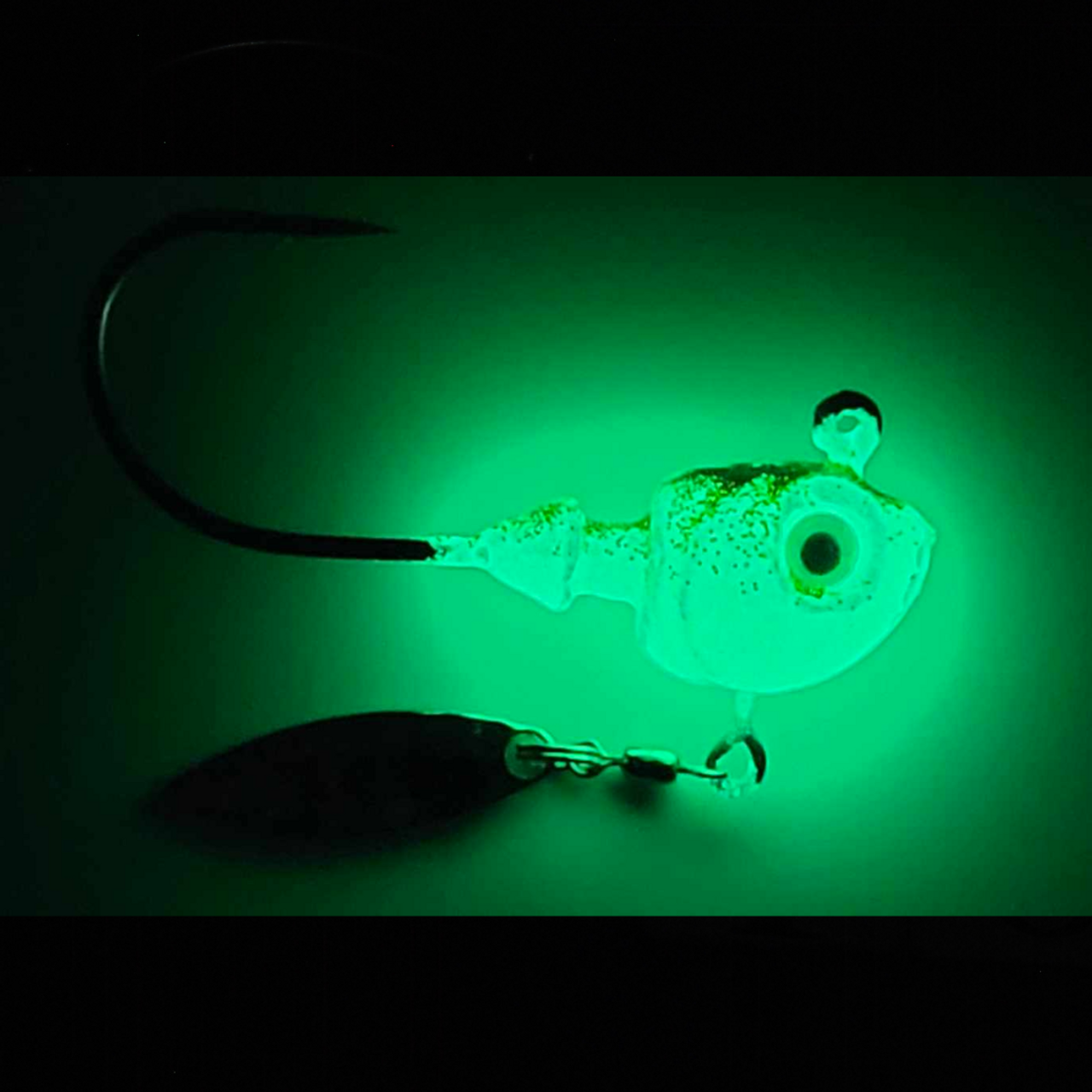 The HECLA HAMMER JIGS
These bad boys were custom created for meeting the needs of those anglers on Lake Winnipeg or needing a beefed up hook. They feature a current cutting design, 3D eyes, stout strong reinforced lead style and a beefy wide gap hook perfect for pairing with plastics and large minnows but still enough real estate to get a great hook set 10 out of the 12 designs feature Kryptonite Glow Paint Jobs.

We have a selection of them paired with willow leaf flasher blades and a selection without flashers.

You choose flasher or no flasher and which size.

1 oz, 1/2 oz, 1/4 oz

Available in These are multi species and multi purpose for targeting large greenbacks, burbot, lake trout and pike.

 

 