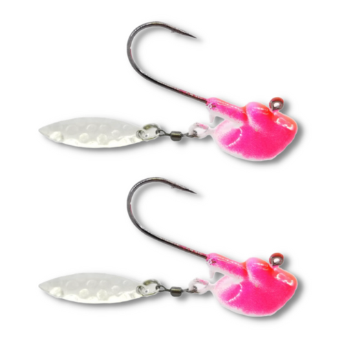 Pink Flasher Lady 2 pack - Big Sky Flies and Jigs