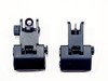 AR-15 Rifle Black Aluminum Flip Up Sights