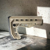 Flat Dark Earth (FDE) XTS-58 Skeletonized Stock with Angled Rubber Buttpad Buffer Tube Kit