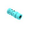 AR-15 Robins Egg Blue Cerakote Ported Muzzle Brake 12x28 Pitch Thread