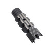 AR-15 Laer Engraved American Flag Shark Muzzle Brake