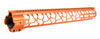 OdinWorks 17.5" Orange Anodized Ragna M-Lok HandGuard
