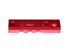 3 Piece Red Picatinny Rail Section Kit for M-LOK Style Slots