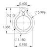 Odin Works Low Profile Tunable Gas Block measurement