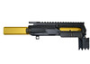 AR-10, LR-308 gold Barrel Vise Block Rod with Torque Block