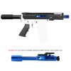 AR-15 5.56 NATO 5'' Blue Polished BCG Pistol Kit