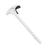 AR-15 White Tactical TALON Style Charging Handle w Oversized Latch